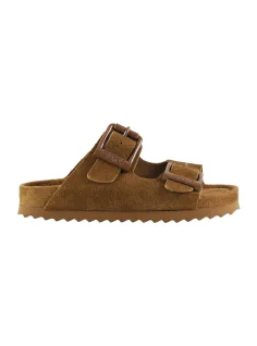 Sandali in pelle scamosciata