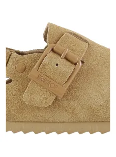 Cow suede sabot sandal 2