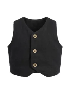 Linen Vest