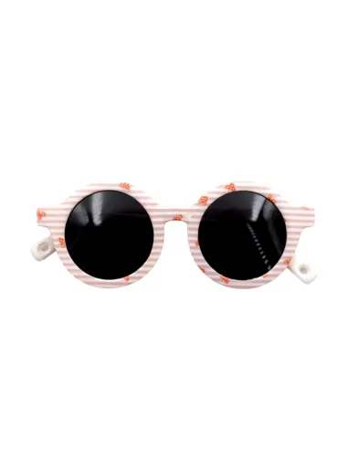 Sun glasses stripe&leaves