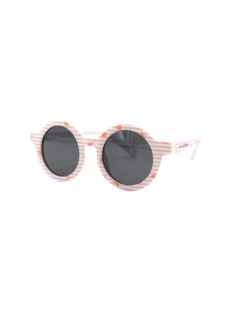 Sun glasses stripe&leaves