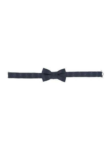 PINSTRIPE BOW TIE BLUE - NANAN
