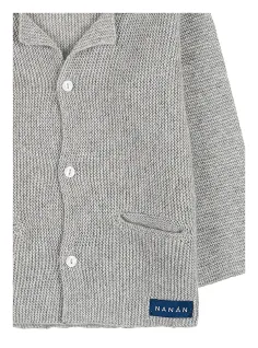 CARDIGAN IN FILO GRIGIO 2