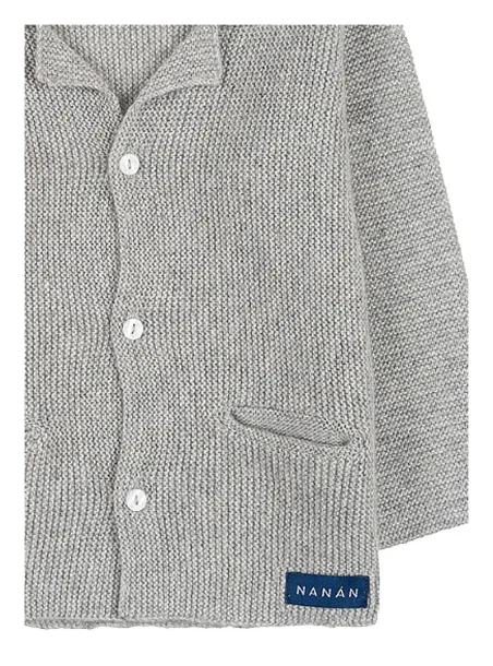 CARDIGAN IN FILO GRIGIO