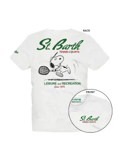 T-Shirt Snoopy tennis court