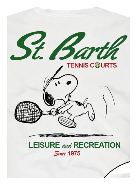 T-Shirt Snoopy tennis court