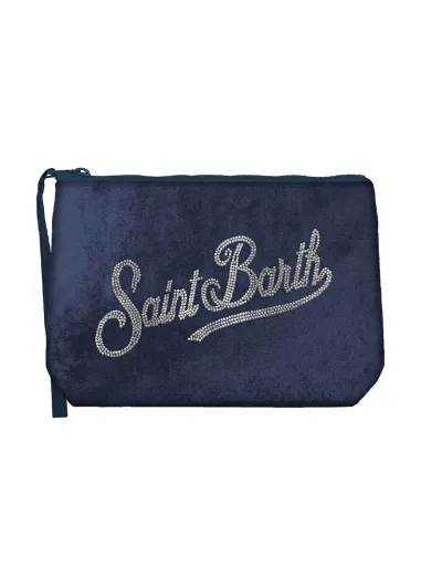 Aline Velvet Clutch