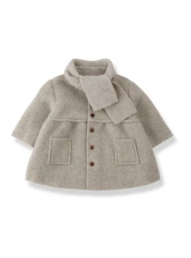 Wool blend coat