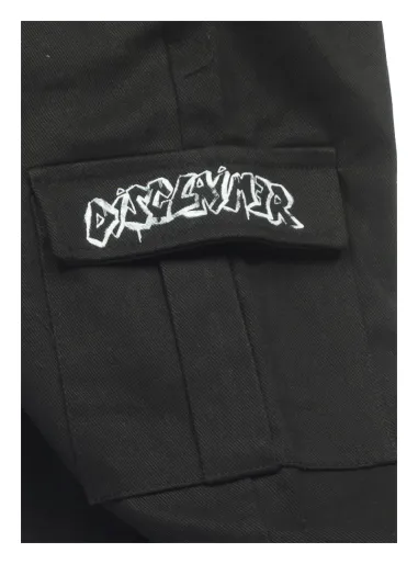 PANTALONE CARGO IN TESSUTO NERO