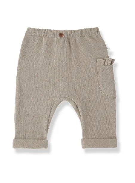 Trousers with ruffles