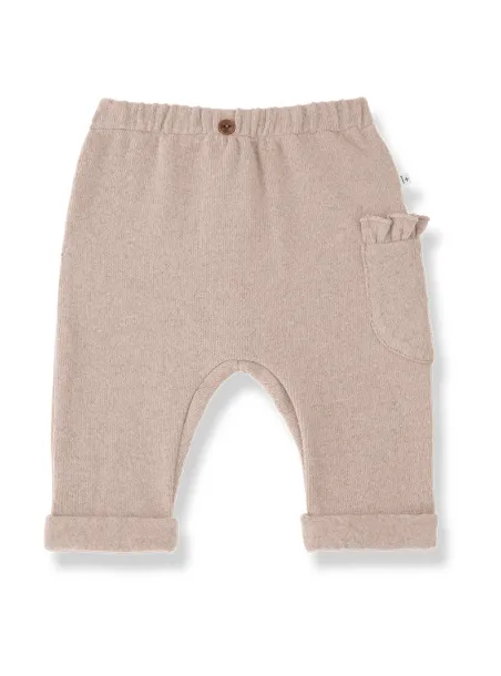 Trousers with ruffles