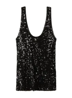 Abito scamiciato paillettes 2