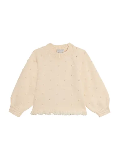 Maglia filo cotone+frange
