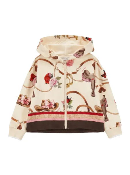 Sweatshirt cardigan