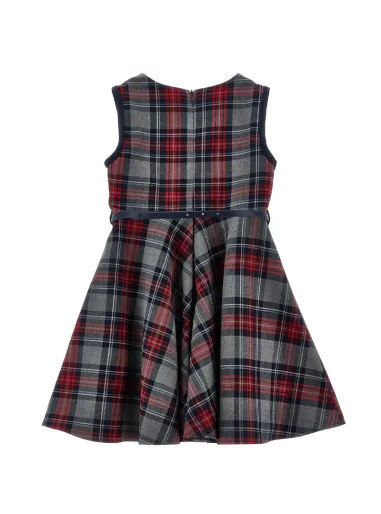 Tartan pinafore dress