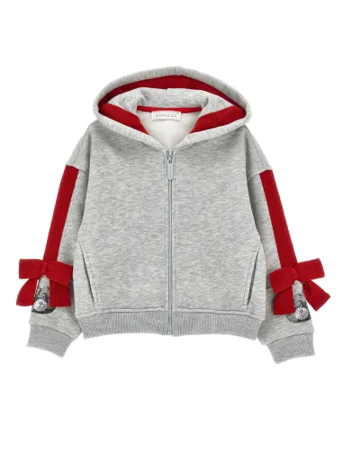 Sweatshirt cardigan