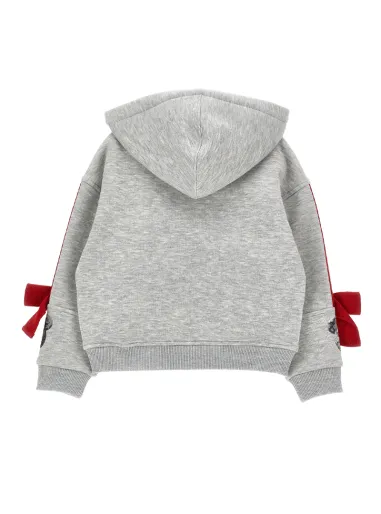 Sweatshirt cardigan