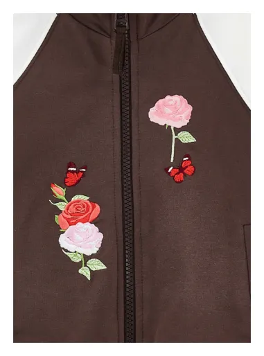 Sweatshirt cardigan