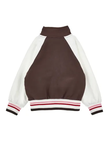 Sweatshirt cardigan