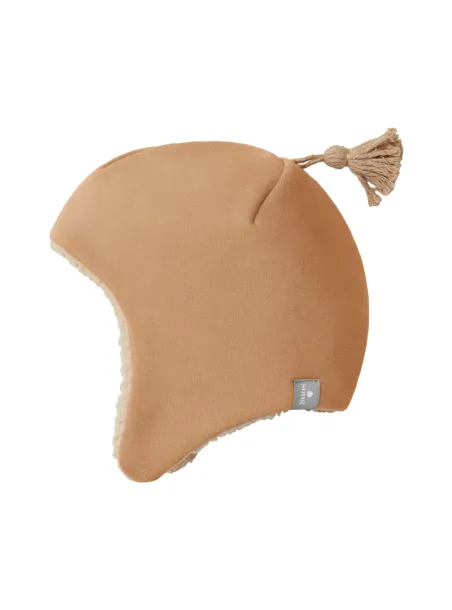 Cappello felpa+orsetto+nappino