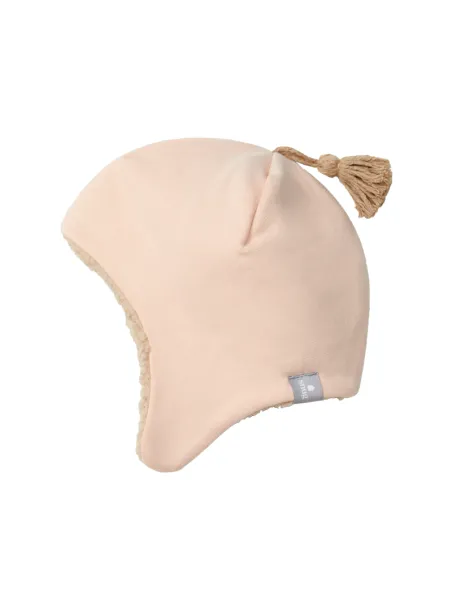 Cappello felpa+orsetto+nappino