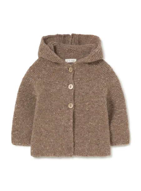 Cardigan con cappuccio Tirso