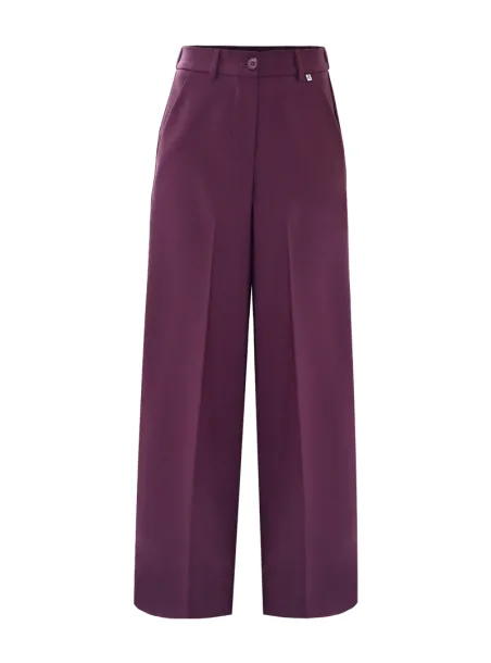 Viscose blend trousers