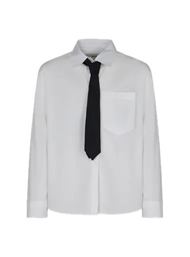 Shirt with tie
