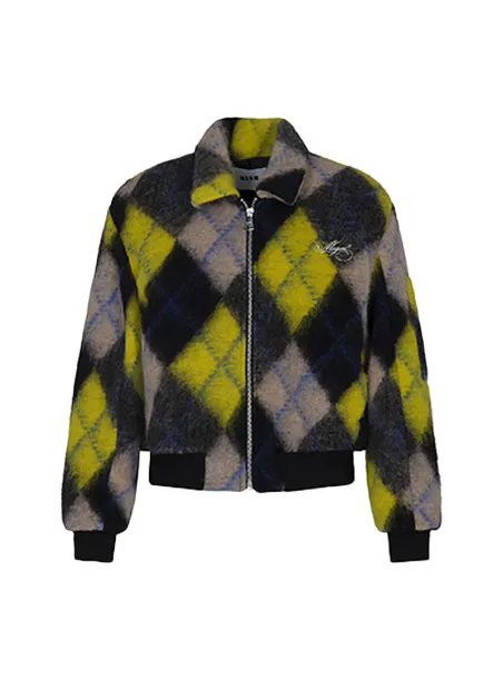 Diamond velour jacket