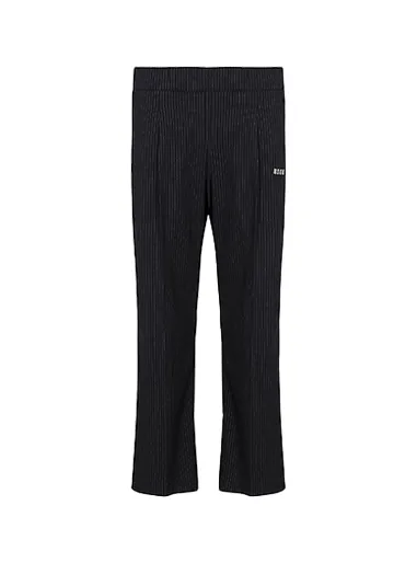 Fresh wool pinstripe trousers