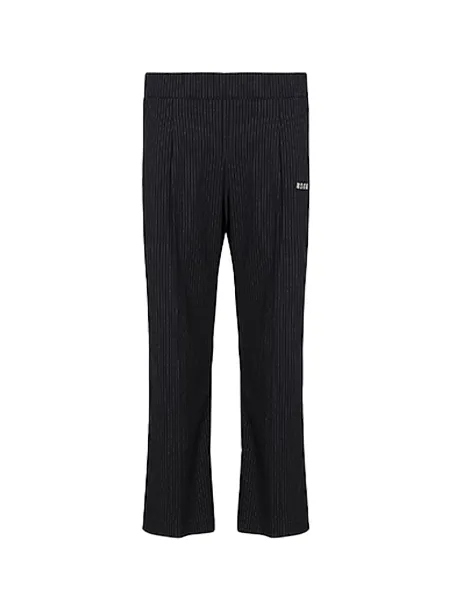 Fresh wool pinstripe trousers
