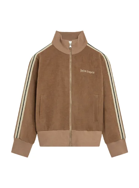 Felpa zip velluto