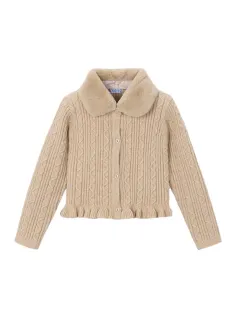 Maglia collo pelliccia