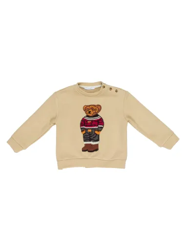 Bear appliqué sweatshirt