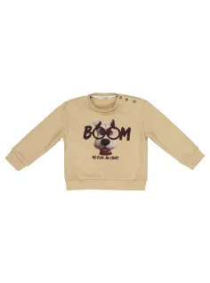 Dog print sweatshirt