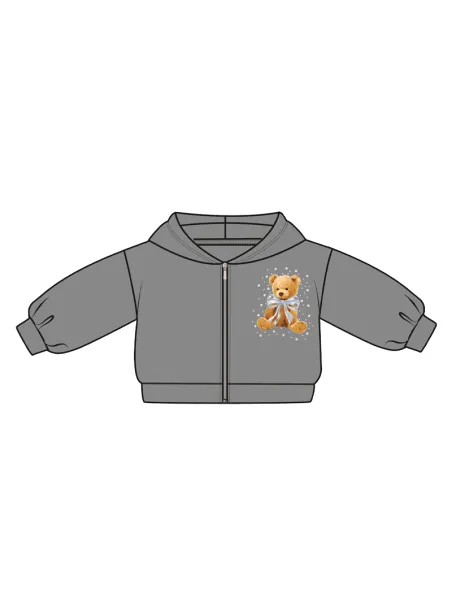 Felpa neoprene zip