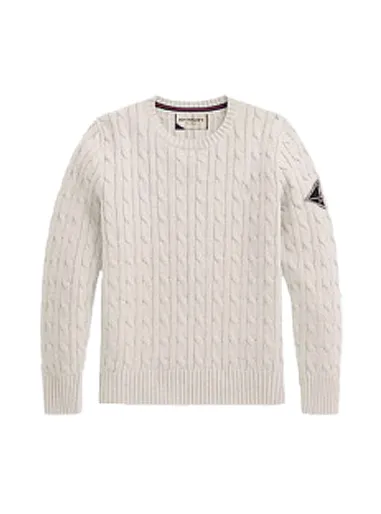 Braided sweater