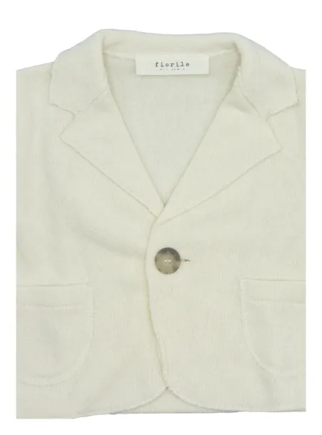 WARM COTTON JACKET FIORILE IVORY - FIORILE