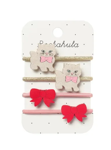 Elastici capelli gattini e papillon