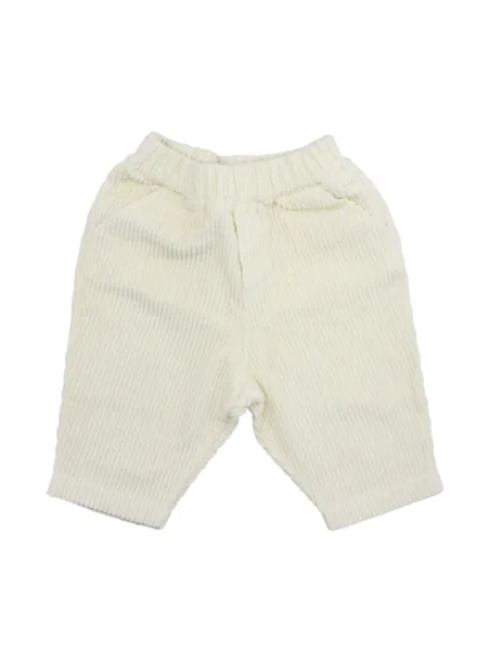 PANTALONE Velluto 2000 righe Avorio