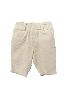 VELVET TROUSERS FIORILE IVORY - FIORILE