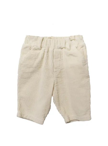 PANTALONE VELLUTO  AVORIO