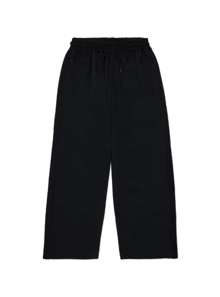 Fresh wool trousers with Milanese stitch
