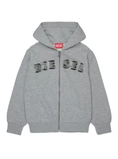 Logo application sweatshirt