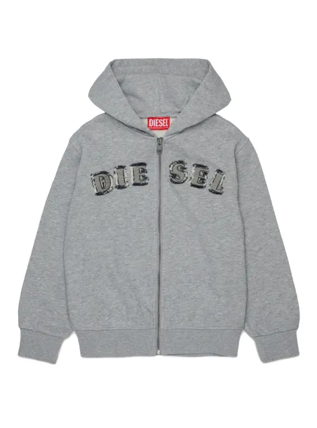 Logo application sweatshirt