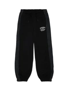 Pantalone felpa con bande