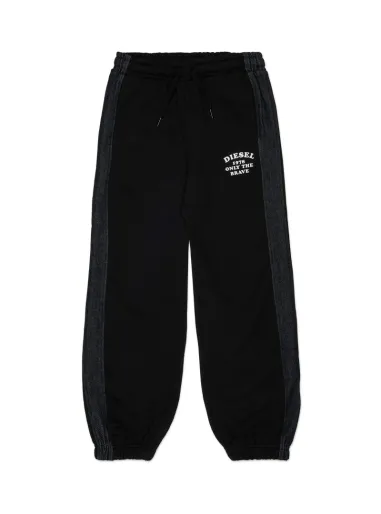 Pantalone felpa con bande