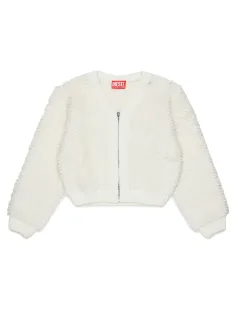 Wool blend zip-up sweater 2