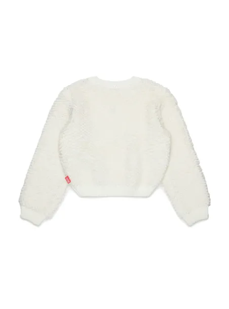 Wool blend zip-up sweater