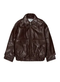 Faux leather jacket